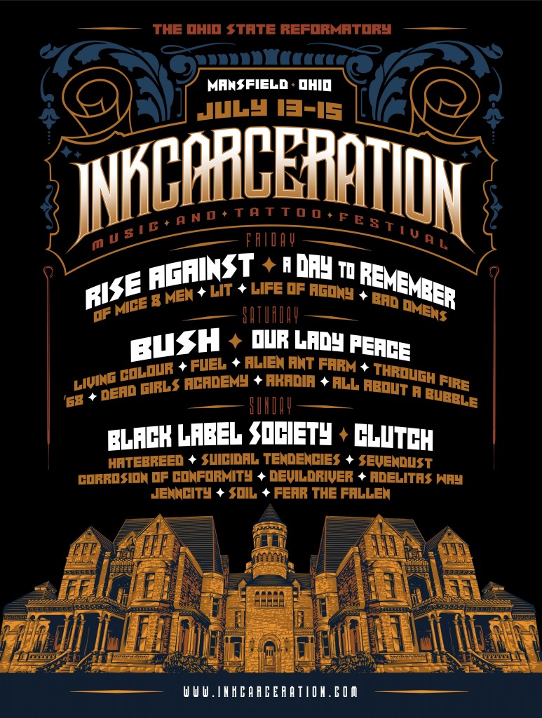 INKCARCERATION Music and Tattoo Festival Announces More Bands + Single